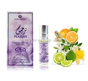 Арабско олио парфюмно масло Al Rehab NARJIS 6ml Сладък пикантен аромат и плодови нотки 0% алкохол