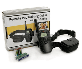  Електрически нашийник за обучение на кучета, Обхват 300м, Регулируем, Устойчив на дъжд и прах
