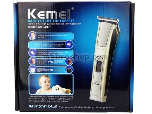 Бебешка - детска машинка за подстригване KEMEI KM-5017  Кабел за зареждане много тиха 