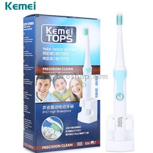 Електрическа четка за зъби Kemei + 4 четки
