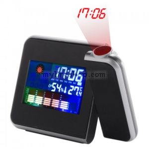 Часовник с календар аларма и LED проекти тип DS-8190 аларма LCD цветен екран PRO