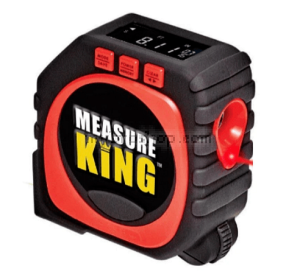 Лазерна ролетка King Measure, LED дисплей със задно осветяване, 3в1