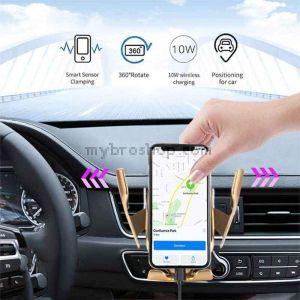 Smart Line стойка за кола с безжично зареждане за телефон
