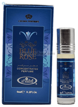 Арабско парфюмно масло от Al Rehab Blue rose 6 ml Роза, мускус, сандалово дърво и подправки 0% алкохол