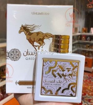 Луксозен aрабски парфюм Lattafa Perfumes Qaed al Fursan Unlimited 100 мл Ванилия, мускус, сандалово дърво 0% алкохол