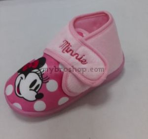 Детски меки пантофки Стайни обувки Minnie Mouse Мини размери от 20 до 30 розови