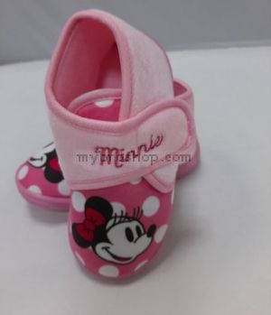 Детски меки пантофки Стайни обувки Minnie Mouse Мини размери от 20 до 30 розови