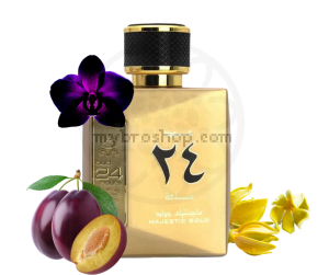 Луксозен арабски парфюм Oud 24 Hours Majestic Gold от Al Zaafaran 100ml пачули, кехлибар, уд - Ориенталски аромат 0% алкохол