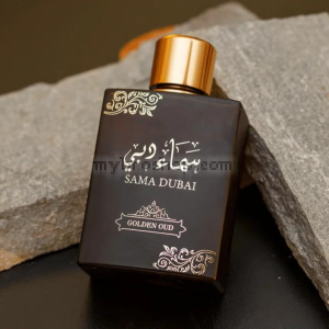 Луксозен арабски парфюм Suroori Sama Dubai Golden OUD 100ml  Ветривер, ванилия,Жасмин, люляк, манго, бергамот