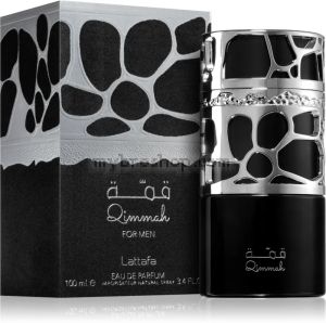 Луксозен aрабски парфюм Lattafa Perfumes  Qimmah Silver Мъже 100 мл  Ванилия, ветивер и пачули,  агар и кедрово дърво 
