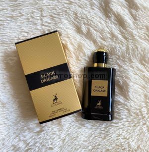 Луксозен aрабски парфюм BLACK ORIGAMI на Maison Alhambra 100 мл Трюфел, гардения, касис, иланг-иланг, жасмин, бергамот, мандарина, амалфийски лимон