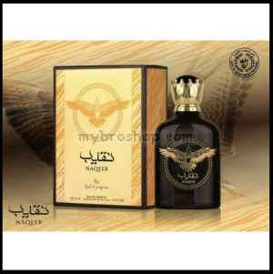 Луксозен aрабски парфюм Naqeeb на  Ard Al Zaafaran 100 мл Лилии, жасмин и бял мускус,сандалово дърво и топъл кехлибар.