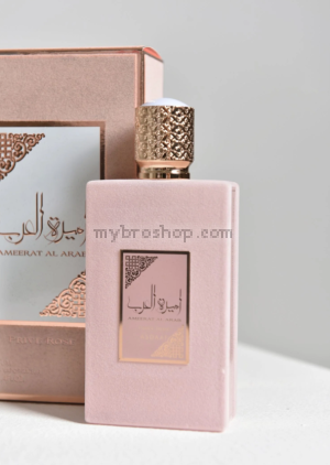 Луксозен арабски парфюм Ameerat Al Arab  Prive Rose от ASDAAF 100 мл Рози, жасмин, иланг-иланг, гардения, бял мускус, лилии,кехлибар, сандалово дърво, тонка