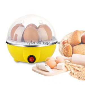 Яйцеварка ЕЛЕКОМ ЕК-109, 350 W, Уред за варене на яйца, Капацитет 7 яйца, 3 нива на варене, Звук при готовност