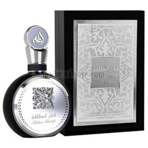 Луксозен арабски парфюм FAKHAR  от Lattafa 100ml  Бергамот, зелена ябълка , лавандула, момина сълза, мускус, кедър, дъб
