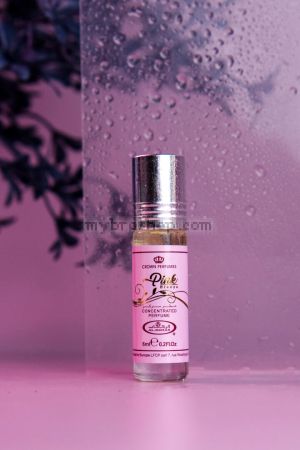 Арабско парфюмно масло PINK Breeze от Al Rehab 6 ml  Ягоди, малини, кокос, сметана, череши, магнолия, фрезии, тубероза