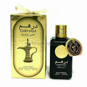 Луксозен арабски парфюм DIRHAM GOLD от MANASIK 100ml Цитросови плодове бергамот, сандалово дърво, ветивер 0% алкохол