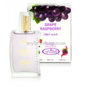 Дълготраен арабски парфюм  GRAPE RASPBERRY на Al Rehab 50 ml Черно грозде , малина  флорални нотки 