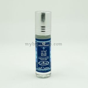 Арабско парфюмно масло от Al Rehab Blue rose 6 ml зюмбюл, нарцис, роза  ,ванилия и мускус , кехлибар, дъбов мъх, сандалово дърво