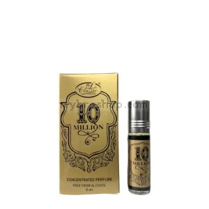 Арабско парфюмно масло от La De Classic 10 Million 6 ml Портокалови цветя, жасмин, гардения,кехлибар, бял мед, пачули.