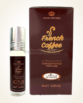 Арабско олио парфюмно масло French Coffee  от Al Rehab  6 ml ветивер и дървесни нотки  шафран мускус, орхидея, лилия, ванилия 