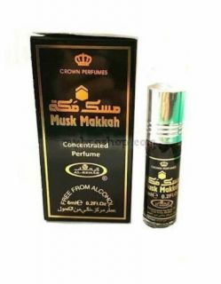 Арабско олио парфюмно масло Al Rehab Musk Makkah 6ml  оуд, билки, кехлибар, топъл мускус, сандалово дърво 