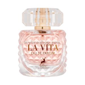 Луксозен арабски парфюм LA VITA  от MAISON ALHAMBRA 100ml  кардамон, жасмин, хвойна , тамян, ветивер, мускус, уд