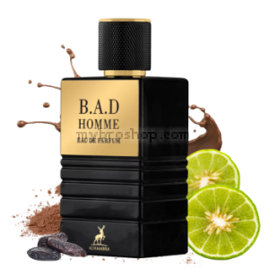 Луксозен aрабски парфюм B.A.D. Homme  на Maison Alhambra 100 мл  Бергамот, бял пипер, черен нарцис