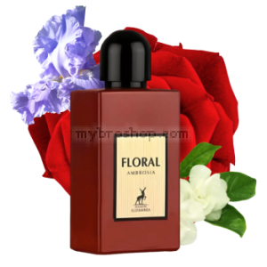 Луксозен aрабски парфюм Floral Ambrosia  на Maison Alhambra 100 мл Ирис, Тубероза ,Роза Дамасцена