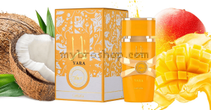 Луксозен ДУБАЙСКИ парфюм YARA  TOUS от Lattafa 100ml Mандарина, орхидея,  ванилия, сандалово дърво, мускус