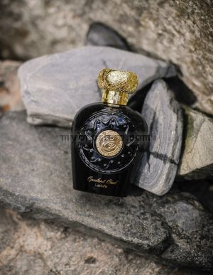 Луксозен aрабски парфюм Lattafa Perfumes  OPULENT OUD 100 мл  бял мускус, кедрова смола, ела смола, кехлибар,лимон,  шафран