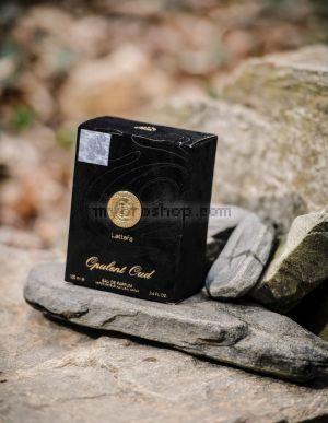Луксозен aрабски парфюм Lattafa Perfumes  OPULENT OUD 100 мл  бял мускус, кедрова смола, ела смола, кехлибар,лимон,  шафран