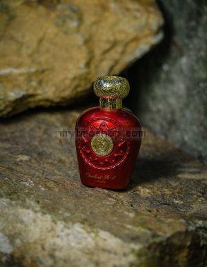 Луксозен aрабски парфюм Lattafa Perfumes  OPULENT RED 100 мл  Ванилия, бяло цвете, кехлибар,топла пикантна, тубероза, цитрус