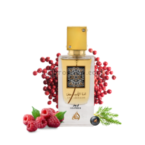 Луксозен арабски парфюм Ana Abiyedh Leather от Lattafa 60ml  Розов пипер, малина, хвойна, кардамон