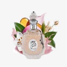 Луксозен арабски парфюм Rouat Al Musk  от Lattafa 60ml  Мандарина Къпина Портокалов цвят Сушени плодове