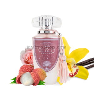 Луксозен арабски парфюм Mohra Silky Rose  от Lattafa 60ml  Мандарина Къпина Портокалов цвят Сушени плодове