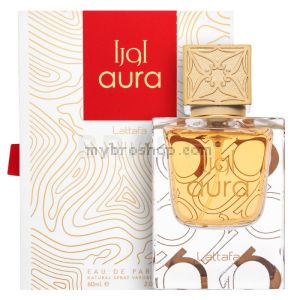 Луксозен арабски парфюм  Aura  от Lattafa 60ml Сандалово дърво, ванилия