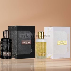 Луксозен aрабски парфюм AJAYEB DUBAI PORTRAIT Lattafa Perfumes 100 мл кехлибар, мускус, сандалово дърво, oud