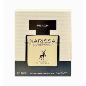 Луксозен aрабски парфюм  NARISSA PEACH  100ML на Maison Alhambra 100 мл  кардамон, индийско орехче, ирис, хелиотроп