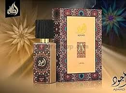 Луксозен арабски парфюм AJWAD от Lattafa 60ml Кедър, сандалово дърво, кехлибар, мускус, ванилия