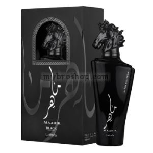 Луксозен арабски парфюм  Maahir BLACK EDITION от Lattafa   100ml  Кяра олибанум, ирис, смирна, лабданум, ванилия, кехлибар