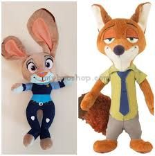 Плюшена играчка Зоотрополис , Ник , Zootropolis Nick Wilde 35см
