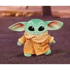 Плюшена играчка   Simba Toys The Mandalorian - Baby Yoda Бебе Йода  изработена от мек плюш височина 28 см 