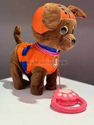 Интерактивна играчка - ходещо и пеещо кученце с повод  - PAW PATROL / ПЕС ПАТРУЛ  - ЗУМА