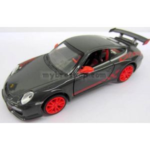 Метална кола Porsche 911 GT3 RS засилване с издърпване назад отваряеми врати светлина и звук 