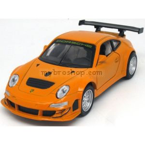 Метална кола  Porsche 911 GT3 RSR  засилване с издърпване назад отваряеми врати 