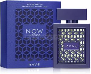 ДУБАЙСКИ  парфюм NOW INTENSE  от RAVE 100 ml   Кедрово дърво, Кожа, Пачули, Сандалово дърво