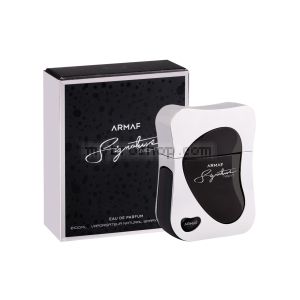 ДУБАЙСКИ  парфюм SIGNATURE  NIGHT от ARMAF 100 ml Бензоин, Гваякум дърво, Зърна тонка, Сандалово дърво