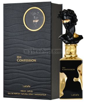 ДУБАЙСКИ парфюм HIS Confession от LATTAFA 100мл ванилия, зърна тонка, пачули, кедрово дърво, тамян и кехлибар