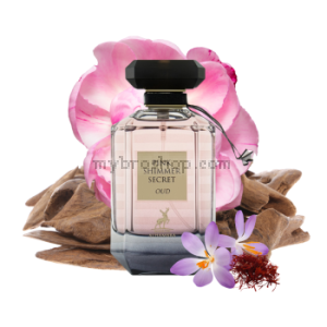 ДУБАЙСКИ парфюм Pink Shimmer Secret Oud от MAISON ALHAMBRA 100мл виолетови листа, мандарина, шафран